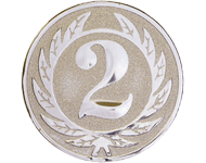 Эмблема на клейкой основе 2 место серебро