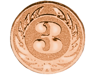Эмблема на клейкой основе 3 место бронза