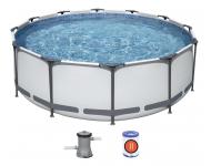 Круглый каркасный бассейн BestWay 366х100см +фильтр-насос
