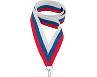 Лента для медалей триколор 22мм