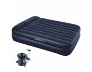 Матрас-кровать надувная с электрическим насосом в комплекте 67345  р-р 153х203х46/38