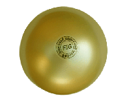 Мяч для художественной гимнастики цвет желто-золотой