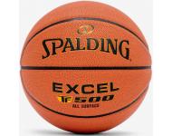 Мяч баск. SPALDING TF 500 Excel TF-500, р.7, композит. кожа (ПУ), коричнево-черный