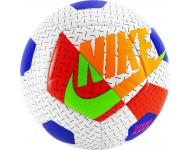 Мяч футзал NIKE Street Akka арт.SC3975-103, р.4, 12пан, ПУ, резина, маш.сш, бело-красно-синий