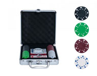 Набор для покера 100 фишек без номинала в кейсе(9,5 грамм)