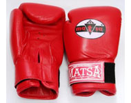 Перчатки боксерские MATSA натуральная кожа