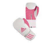 Перчатки боксерские Response бело-розовые adiBT01