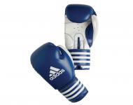Перчатки боксерские Ultima Competition сине-белые adiBC02