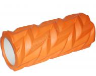 Валик для занятий йогой с выступами, LKEM-4018, размер 14х33см, цвет оранжевый
