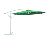 Зонт дачный, на подвесе-подставке, диаметр 2,7 метра, зеленый ЛЕ-2,7зел