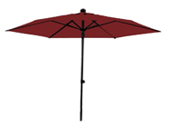 Зонт дачный, темно-красный, без основания, диаметр 2,7 метра ЛЕ-2,7кр