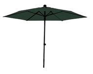 Зонт дачный, темно-зеленый, без основания, диаметр 2,7 метра  ЛЕ-2,7зел